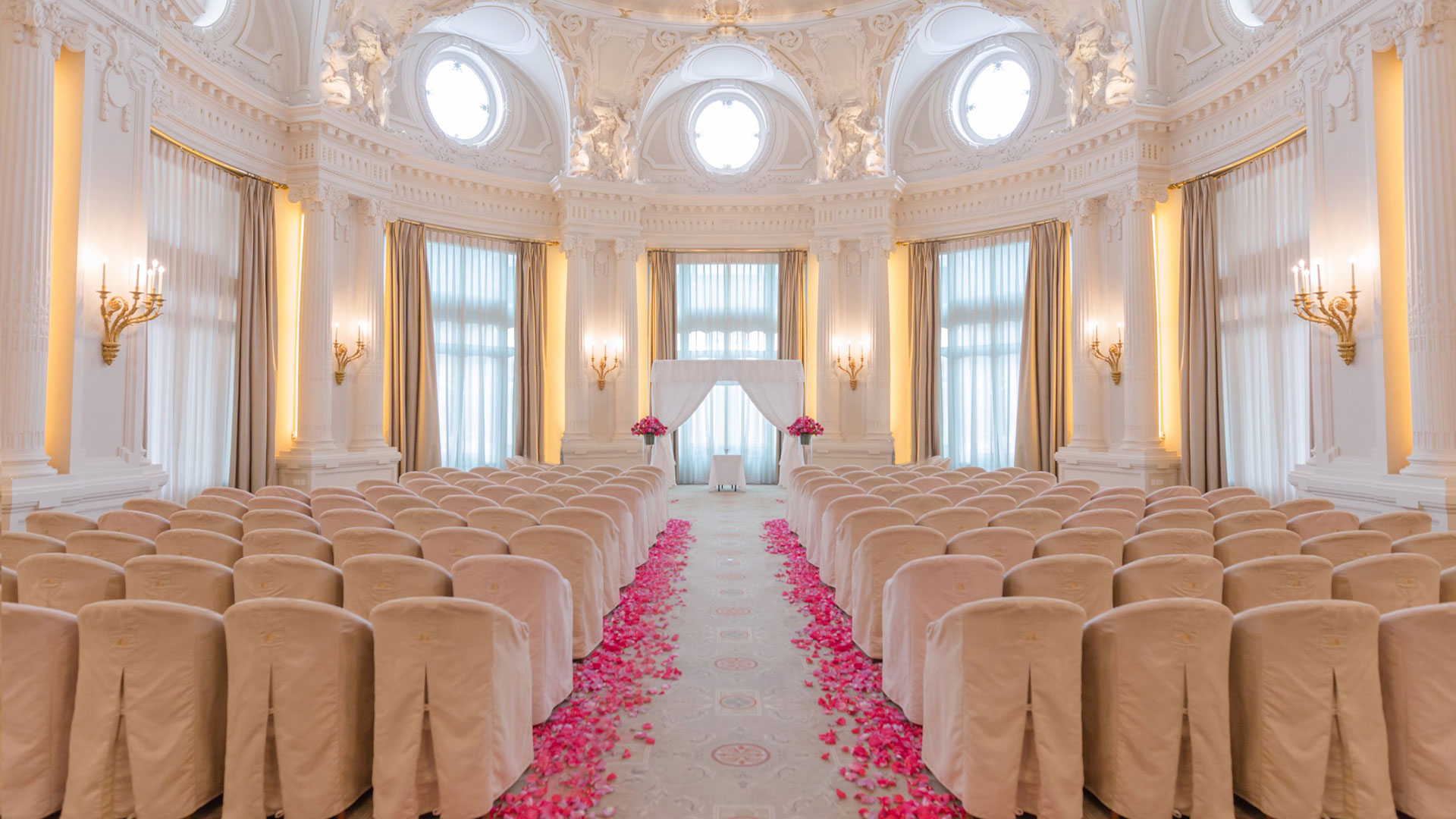 卢塞恩Beau Rivage Palace婚礼